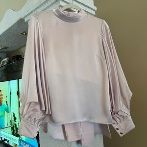 Ted Baker London Light Pink Satin Blouse